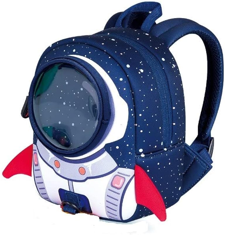 Mochila infantil com trela de segurança, mochila infantil anti-perda para meninos meninas bebê astrounauta