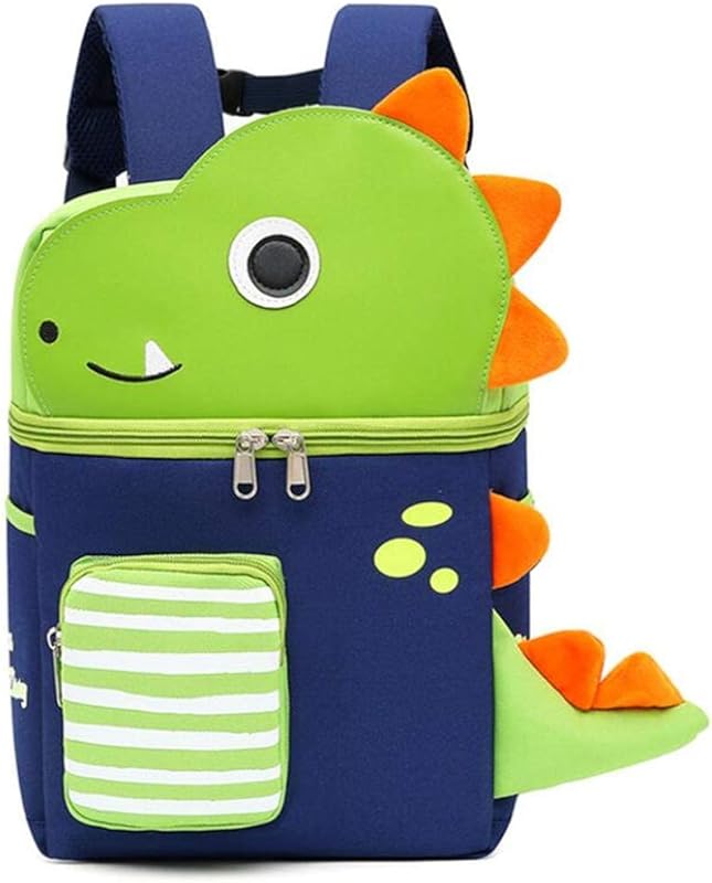 Mochila de 3D Desenho Animado de Dinossauro para Meninos E Meninas Mochila Escolar Mochila de Jardim de Infância Diária para Crianças Há uma corda de tração para evitar que as crianças se percam Mochila de 3D Desenho Animado de Dinossauro para Meninos E Meninas Mochila Escolar Mochila de Jardim de Infância Diária para Crianças Há uma corda de tração para evitar que as crianças se percam