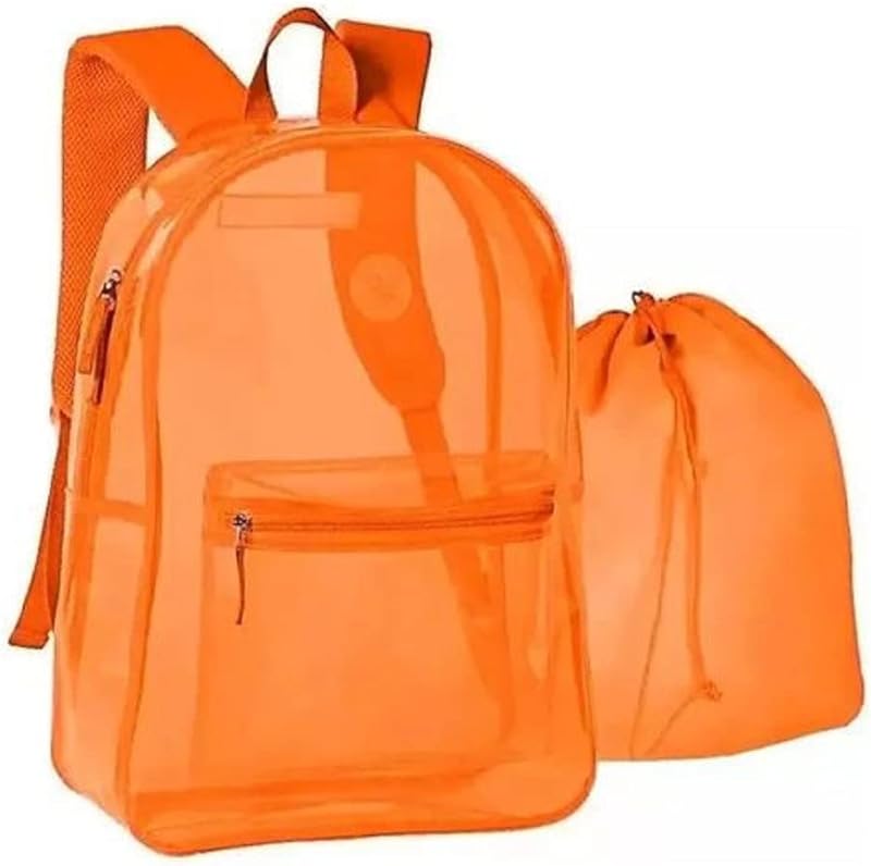 Mochila Costa C/Bolsa Removível Neon Laranja 17″ -Clio Style