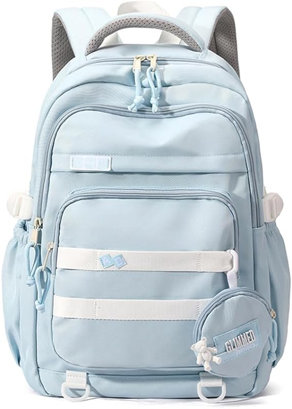 JMSUN Mochila Impermeável Feminina Mochila leve e fofa para mulheres, mochila para laptop de viagem casual mochila para computador de casal JMSUN Mochila Impermeável Feminina Mochila leve e fofa para mulheres, mochila para laptop de viagem casual mochila para computador de casal