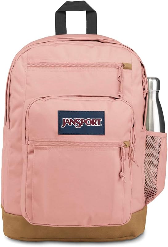 Mochila para laptop Cool Student de 15 polegadas – Bolsa escolar clássica, tamanho único, rosa enevoada