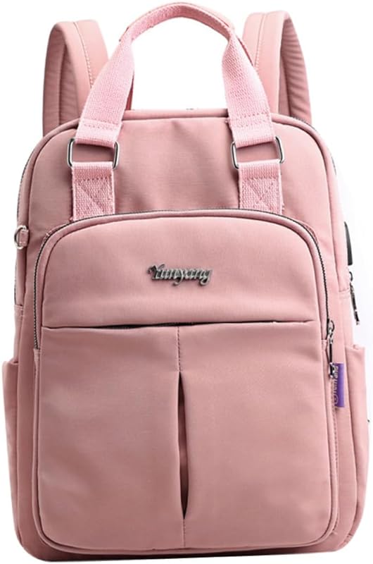 BESTOYARD Mochila De Viagem Com Porta USB Mochila USB Mochila De Faculdade Com Carregador Mochila Com Carregador De Telefone Mochila Ao Ar Livre Bolsa De Carregamento USB Mochila Miss Bag