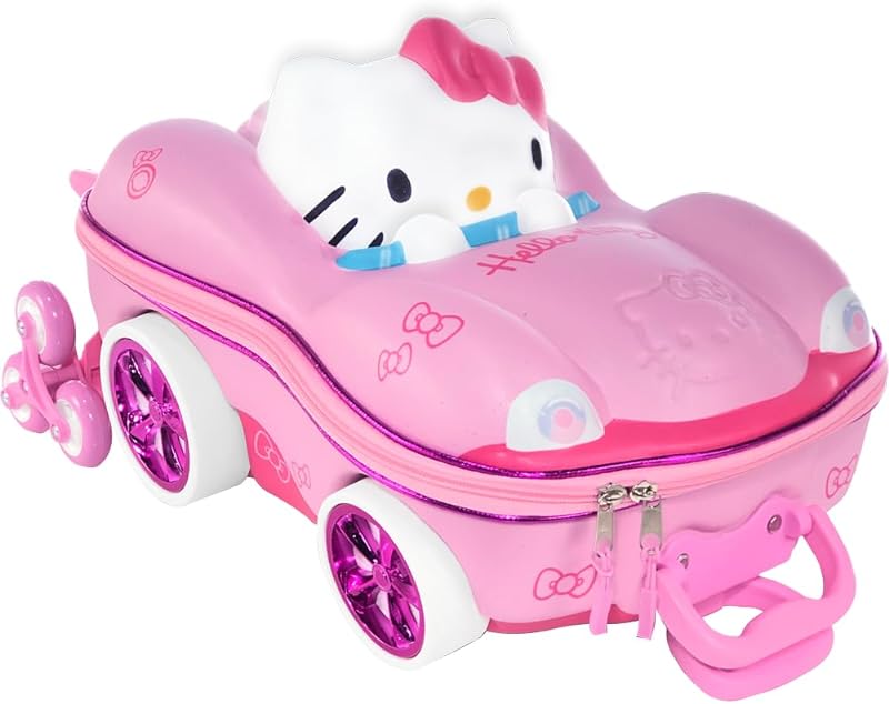 Mochila Infantil 3D Hello Kitty Carro