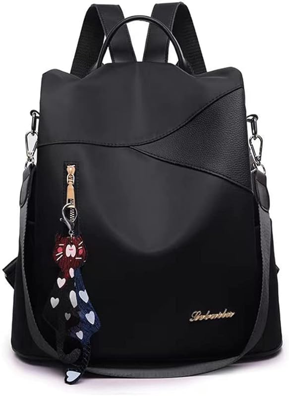 Mochila anti-roubo, mochila de viagem feminina, mochila escolar Oxford para alunas