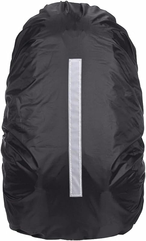 Cobertura contra poeira,Lianai À prova de poeira de nylon à prova d ‘água capa de chuva reflexivo walker saco de viagem capa de chuva para mochila 25-45l