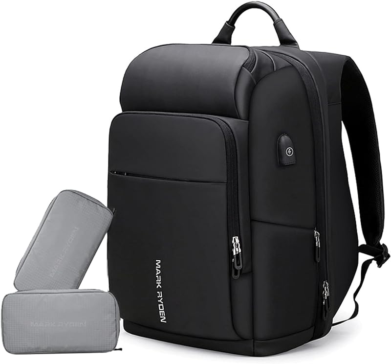 Kiboule Grande ty anti-ladrão multifuncional bolsa para laptop à prova d’água carregamento USB ao ar livre mochila masculina com 2 pacotes personalizados