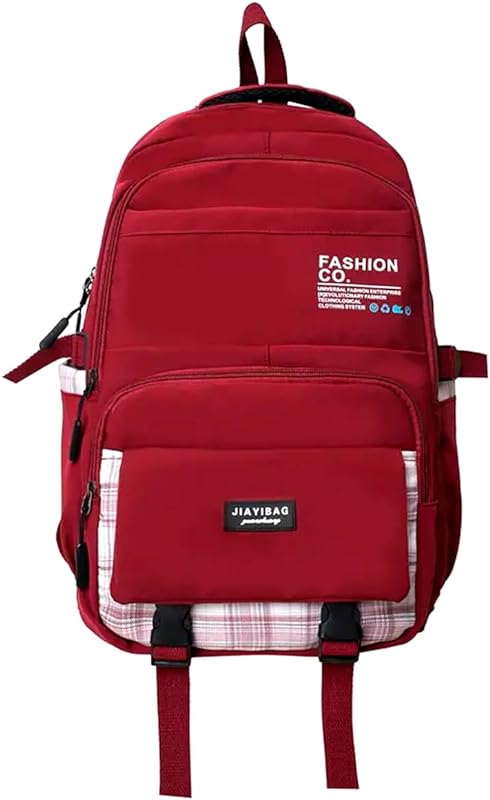 Mochila Fofa Feminina Impermeável Bolsa Escolar Resistente Notebook Linda (Vinho) Mochila Fofa Feminina Impermeável Bolsa Escolar Resistente Notebook Linda (Vinho)