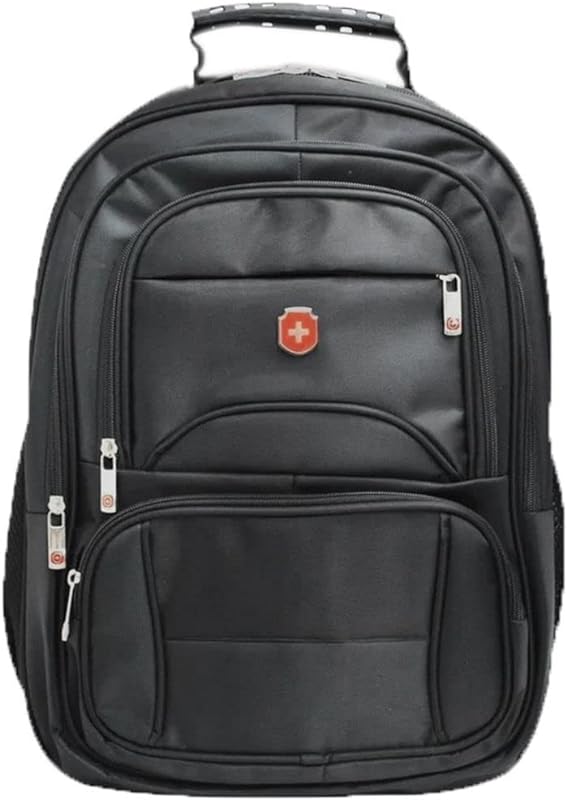 Mochila Para Notebook Executiva Reforçada com Cabo de Aço em Nylon Swissland Tt Preta