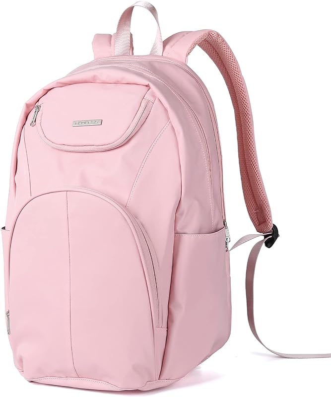 Mochila de viagem grande feminina, bagagem de mão, mochila impermeável para fazer trilha e esportes ao ar livre, mochila escolar, Rosa
