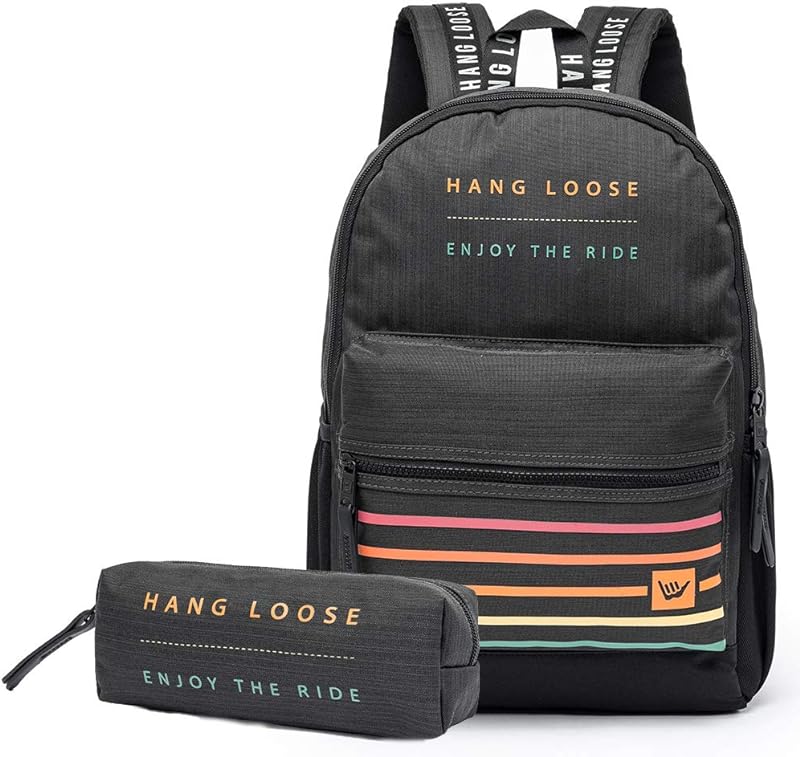 Mochila Hang Loose Kekoa + Estojo Hang Loose