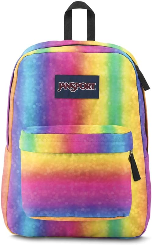 Mochila Superbreak Jansport, Rainbow Sparkle, Adulto-unissex