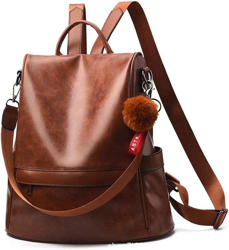 Mochila feminina bolsa de couro PU anti-roubo casual bolsa de ombro moda feminina bolsas 2 vias Mochila feminina bolsa de couro PU anti-roubo casual bolsa de ombro moda feminina bolsas 2 vias