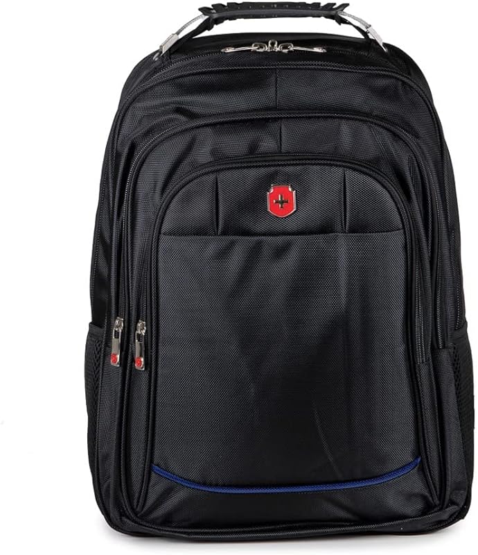 Mochila Para Notebook Executiva SWISSLAND SL04001 em Poliéster Nobre com Cabo de Aço 18″ Azul