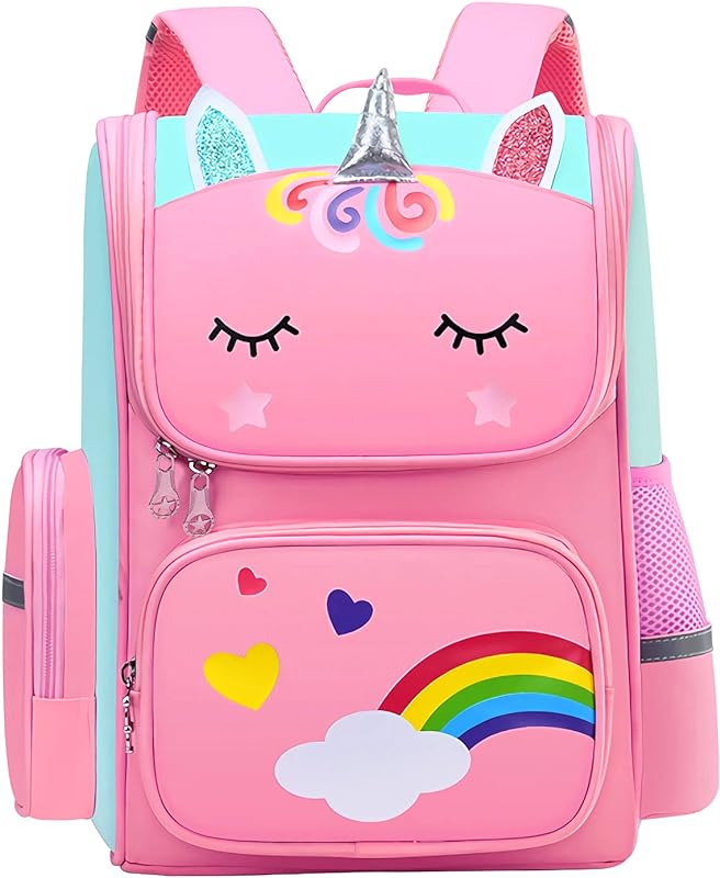 Mochila escolar de unicórnio para crianças, mochila de grande capacidade, leve, bolsa escolar para esportes, viagens, meninas, meninos, presentes adolescentes