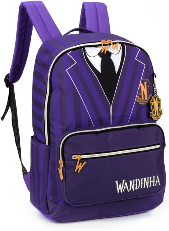 Mochila Feminina Escolar Costas Wandinha 47263