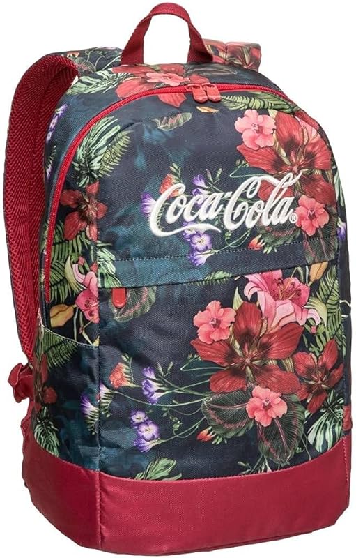 Mochila de Costa Juvenil G Coca Cola Bloom Pacific Cor: Vermelho