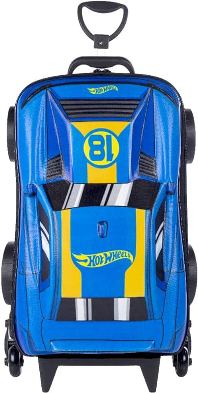 Mochila + Lancheira 3d Max Toy Hot Wheels D Muscle