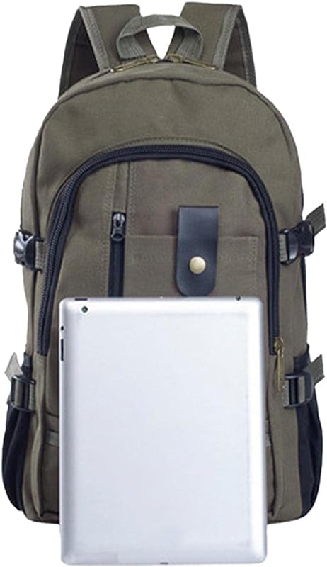 ginástica,Camping Mochila Mochila Escolar Mochila Para Homens – lona lona vintage mochilas para laptop para caminhadas escolares viagens Fovolat