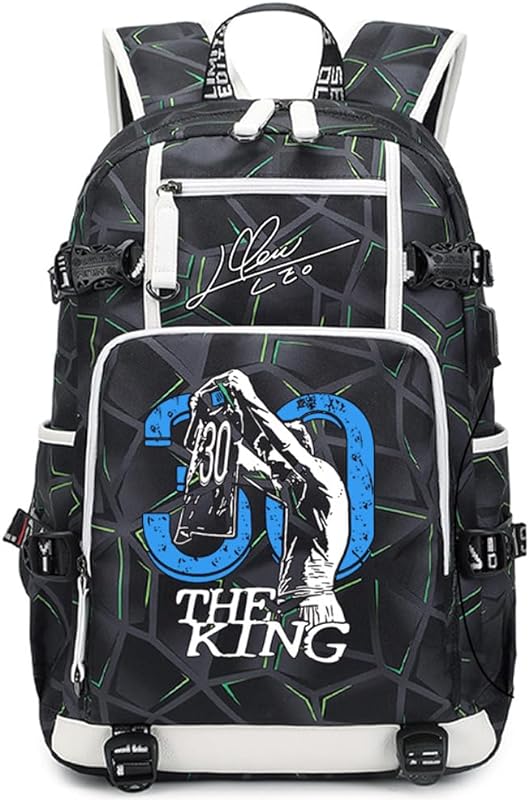 Mochila multifuncional para laptop mecânica a laser individualizada M-essi de futebol mochila de viagem para fãs