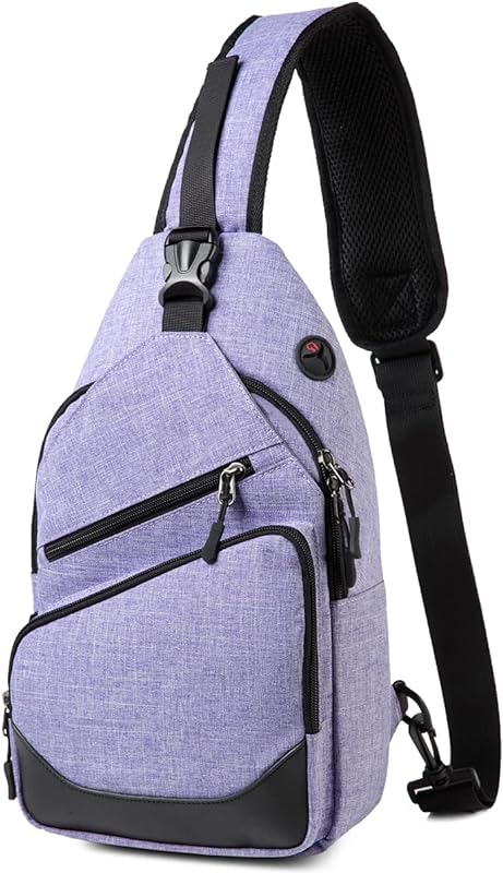 Bolsa de Tiracolo para Homem Mulher, VASCHY Uma Alça Sobre o Ombro Transversal Mini Mochila no Peito para Caminhada/Viagem/Exterior