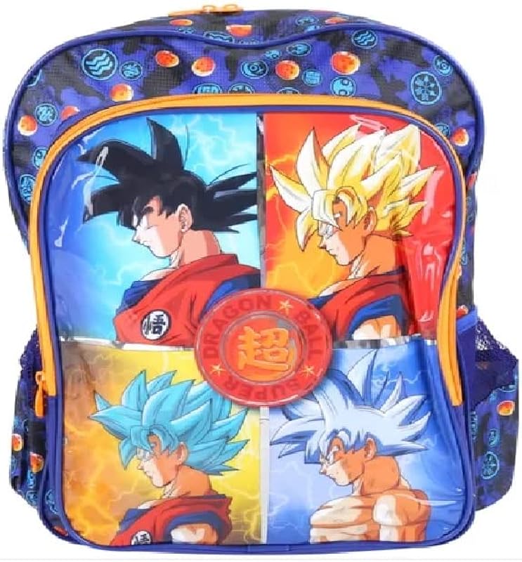 Mochila Costa Escolar Oficial Dragon Ball Azul