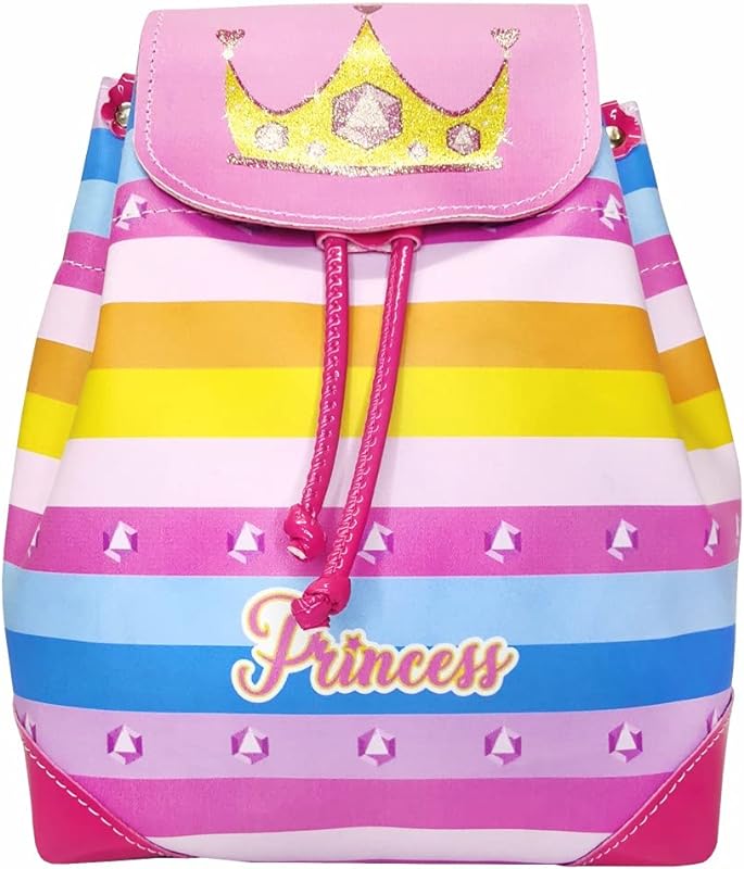 Mochila Bolsa Feminina Infantil Coroa Costas, Magic