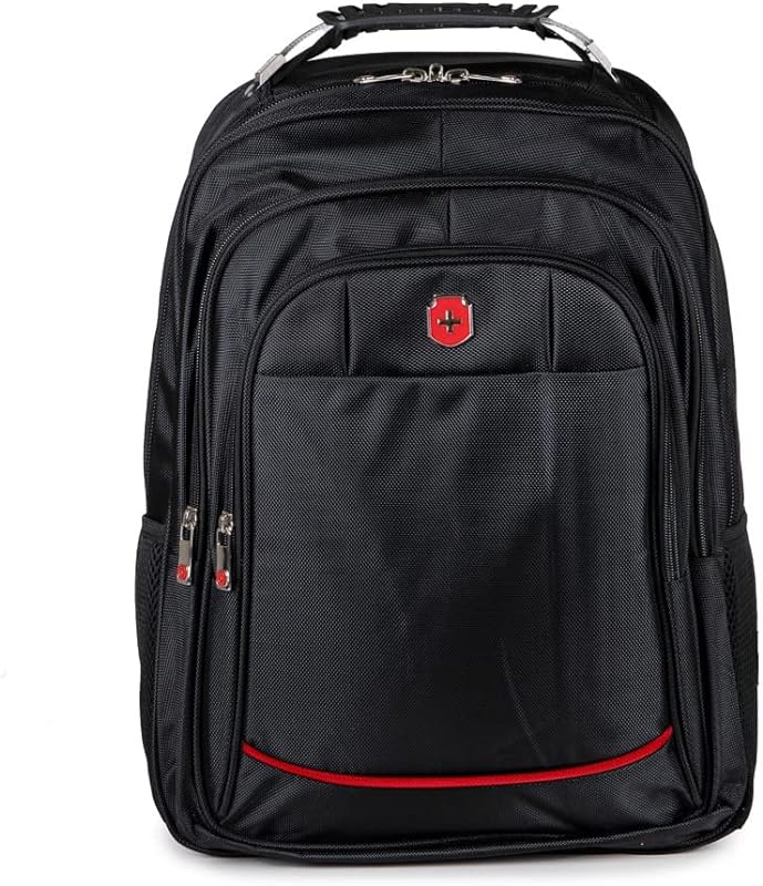 Mochila Para Notebook Executiva SWISSLAND SL04001 em Poliéster Nobre com Cabo de Aço 18″ Vermelha