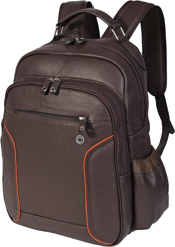 Mochila de couro original 100% Men urbano