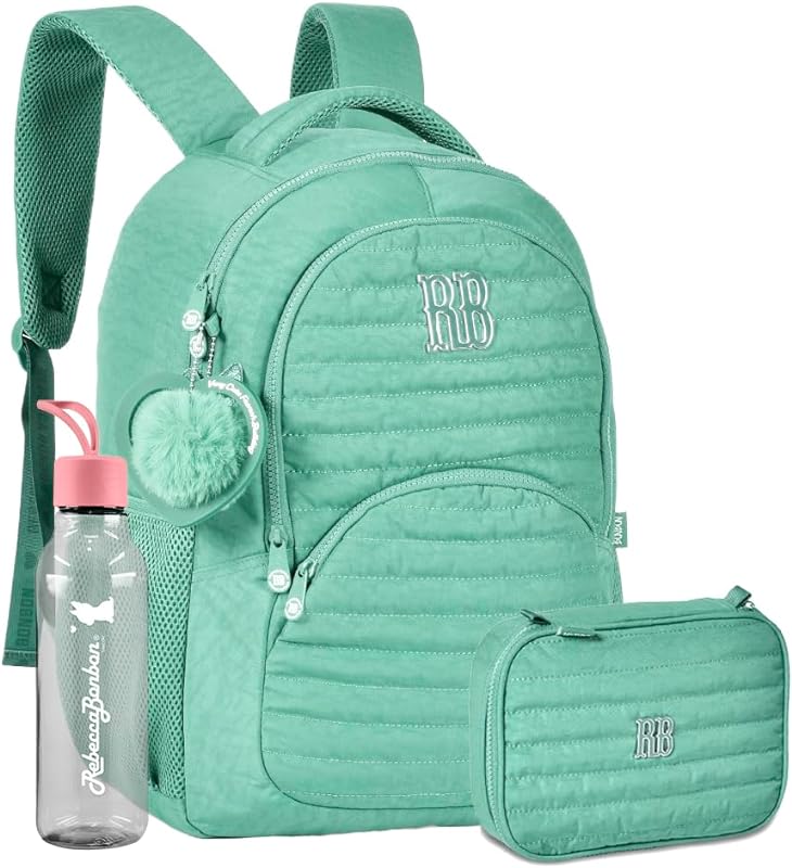 Kit Rebecca Bonbon Com Mochila Estojo E Squeeze RB