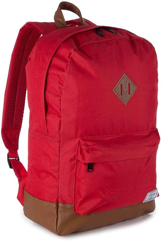 Mochila Casual Escolar Universitaria em Poliéster Convoy Cool Vermelha