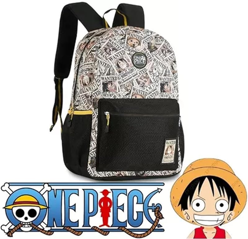 Mochila De Costas Escolar Oficial One Piece Estampada – Clio Style