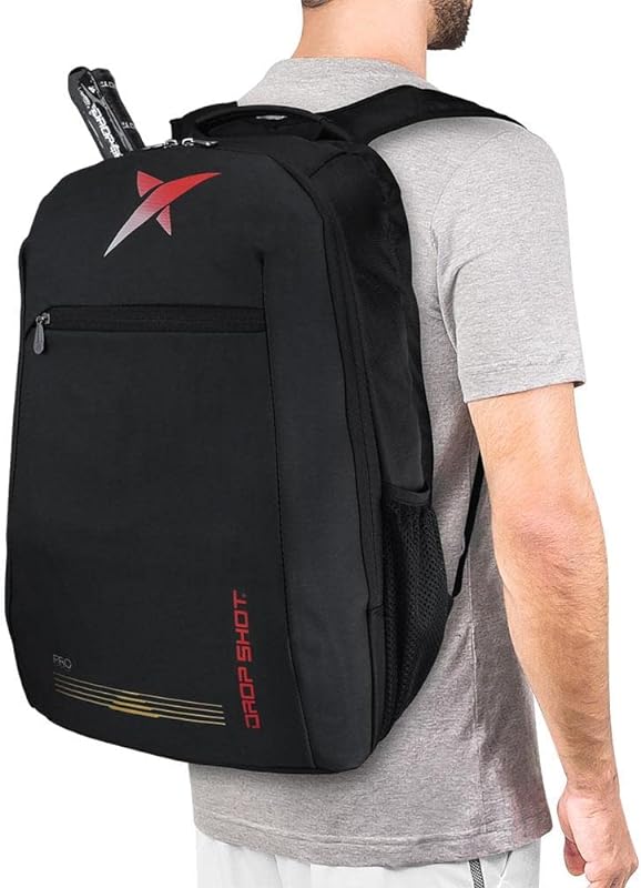 Mochila Drop Shot Naos 2.2 Preta e Vermelha