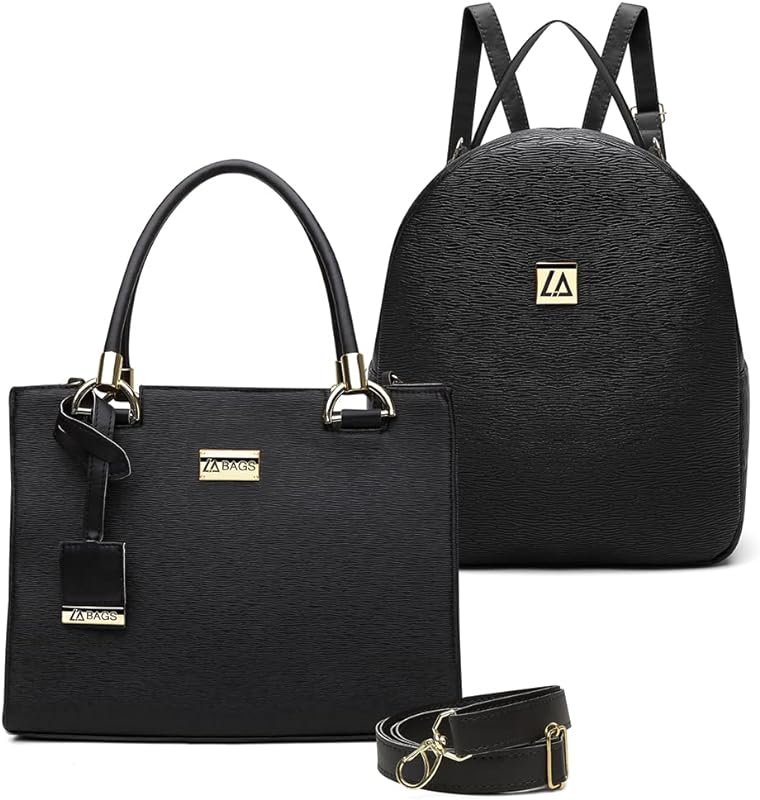 Kit Bolsa Feminina Grande Ombro + Mochila Passeio Viagem