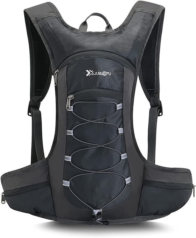 Moniss Mochila de hidratação de bicicleta 10L leve mochila de caminhada mochila de ombro para acampamento ao ar livre ciclismo corrida viagem Moniss Mochila de hidratação de bicicleta 10L leve mochila de caminhada mochila de ombro para acampamento ao ar livre ciclismo corrida viagem