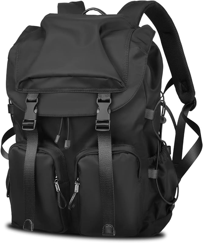BJIAX Mochila de viagem para laptop masculina durável resistente à água mochila universitária serve para computador de 15,6 polegadas para uso diário, viagens, trabalho