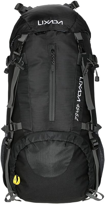 50L resistente à água para esportes ao ar livre, caminhada, acampamento, viagem, mochila, montanhismo, escalada, mochila, mochila, mochila, mochila, mochila, com, capa chuva