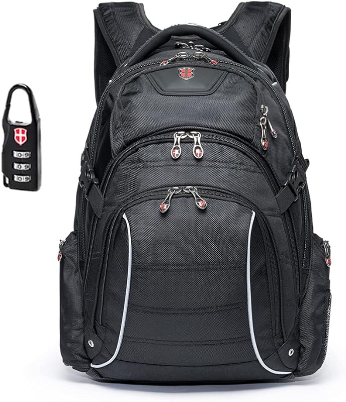 Mochila Executiva Swissport Antifurto Moderna Grande Impermeável Notebook Masculina Capa de Chuva
