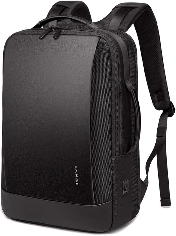 Mochila Masculina Executiva Antifurto Impermeável para Notebooks de Até 15.6 Polegadas Premium Com Detalhes em Couro Legítimo com Capacidade de 28 Litros Bange Premium Backpack