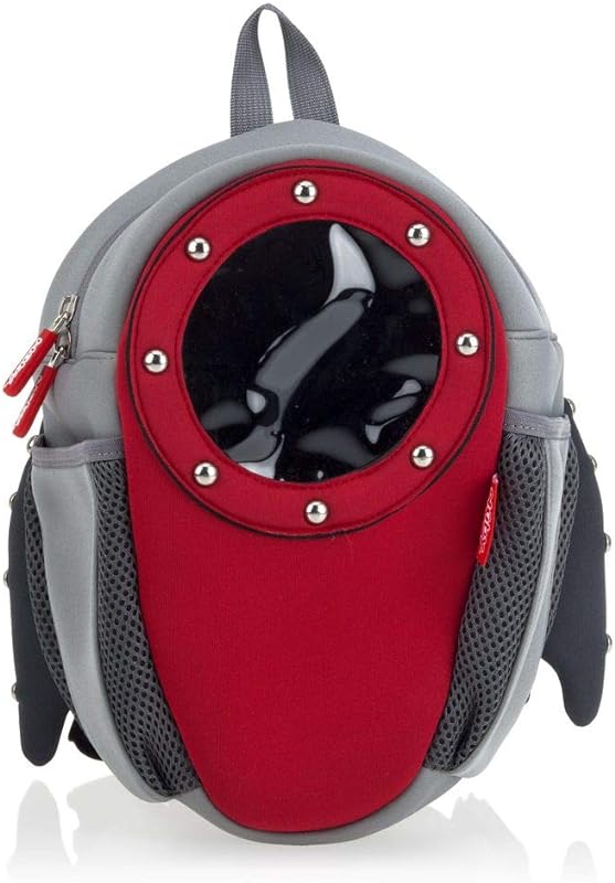 Mochila Infantil Neoprene Foguete, Nûby, Cinza