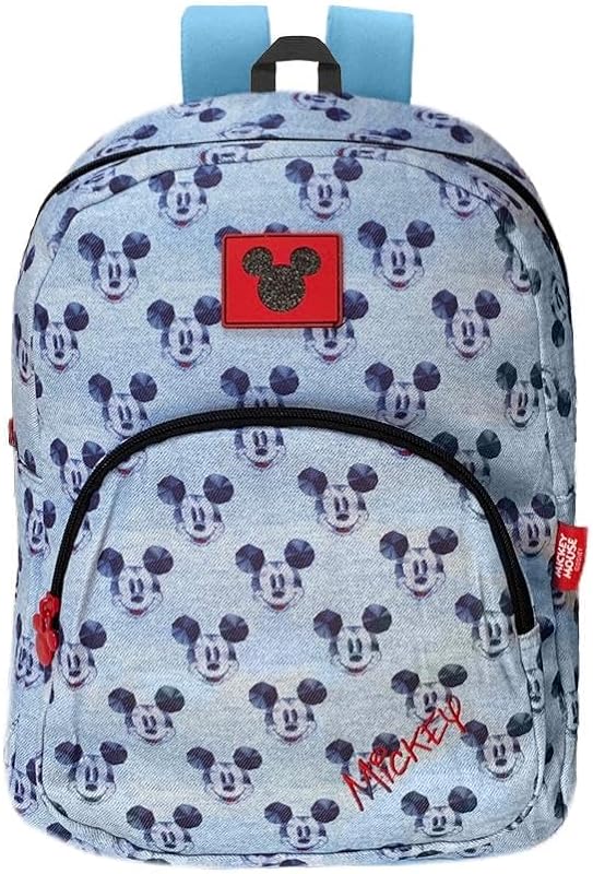 Mochila Luxcel Mickey Mouse Bmk78647 14 Litros Azul