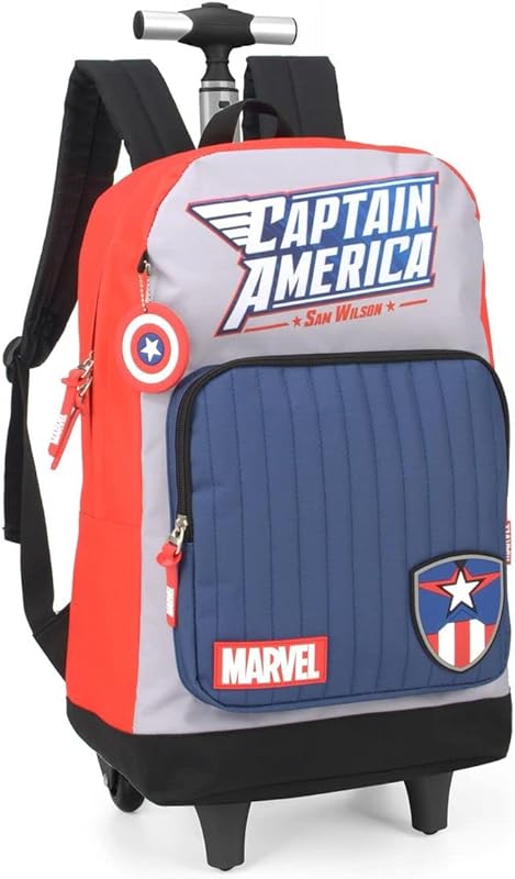 Mochila de Rodinha juvenil masculina Marvel Vingadores 51648