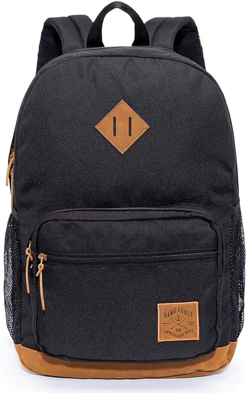 Mochila Bolsa Escolar Preta Hang Loose Original