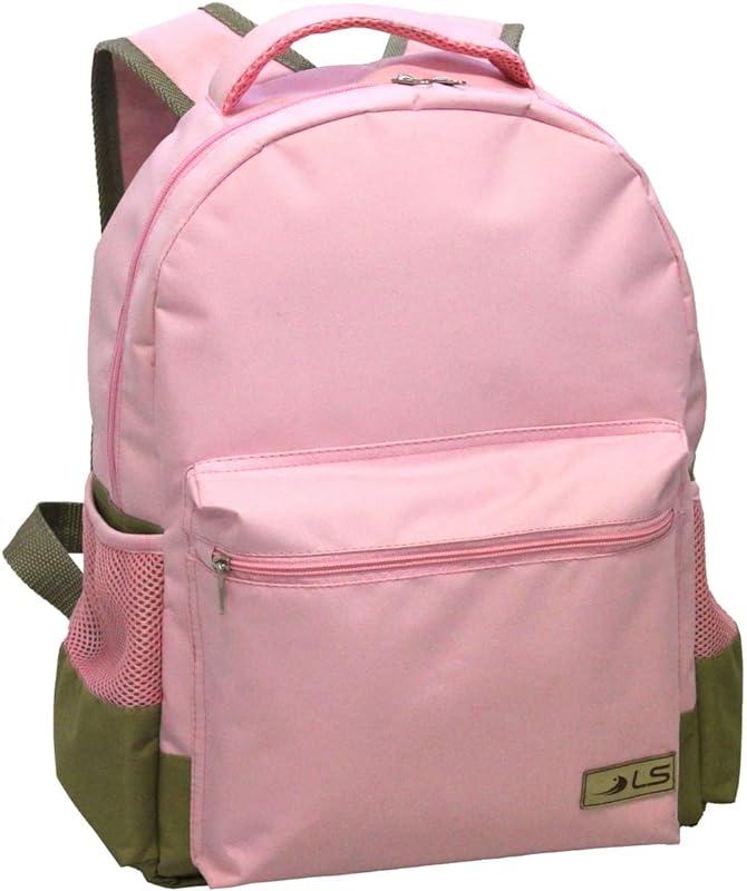 Mochila LS Bolsas para Notebook 15.6 Rosa e Marrom com 4 divisões – MN4202
