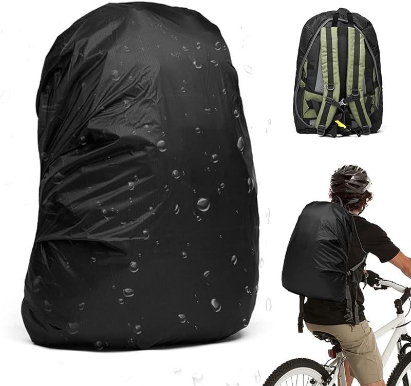 Cobertura contra poeira,Lianai Capa de mochila impermeável 30-45L capa de chuva ajustável para ciclismo, caminhada, acampamento, viagem
