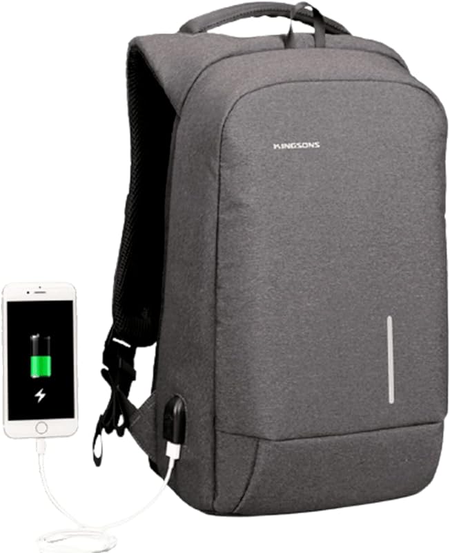 Mochila inteligente – Cinza escuro