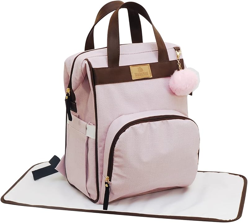 Mochila Baby Nut Versátil Palha Rosa