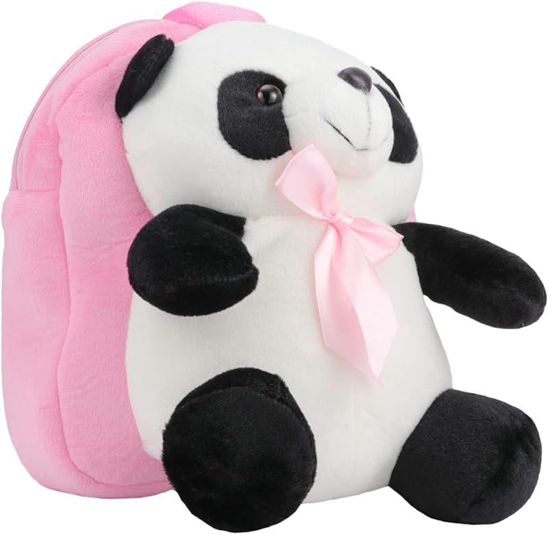 Gadpiparty 1 Peça Mochila Mochila Mochilas De Pelúcia Mochila Infantil Mochila Ajustável Bolsa Adorável Bolsa De Grande Capacidade Bolsa Panda Bolsa Casual Mochila Panda De Pelúcia Rosa