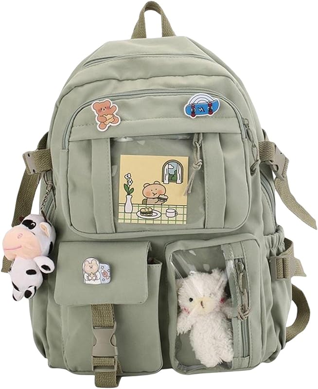Mochila de Grande Capacidade Mochila Impermeável Laptop Bolsos Laterais Mochilas