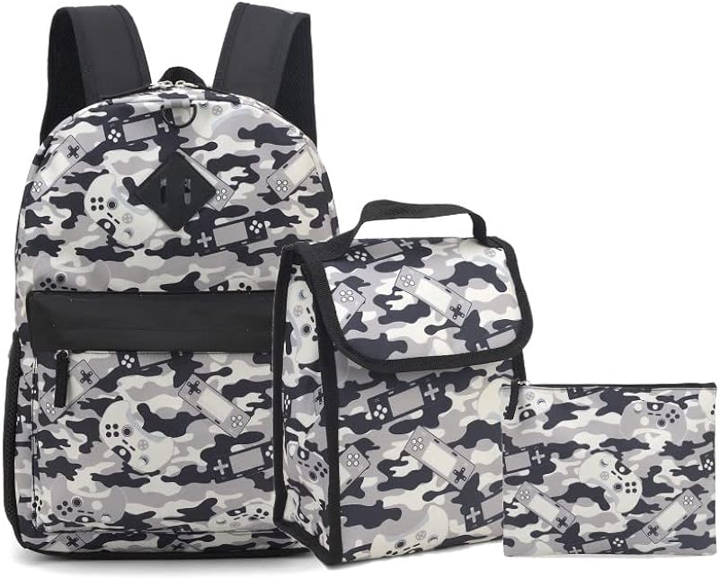 Kit Mochila costas Masculina Camuflada Gamer Up4You 46300