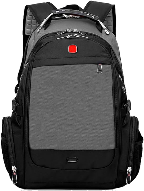 Mochila Bolsa Executiva Anti-Furto C/Cadeado Embutido Entrada Usb P2 Fone Anti Furto Notebook Resistente Grande Luxo Conforto Reforçada Trabalho Viagem